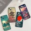 Японский стиль Арт Чехол Япония Для Samsung Galaxy S24 S26 Ultra S21 S22 S20 S23 S25 Ultra S10 Plus S25 FE Чехол Funda