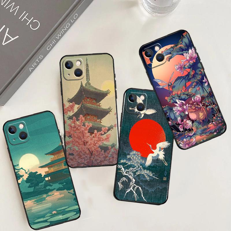 Японский стиль Арт Япония Для Realme 15 Pro 10 11 12 13 14 Pro Plus GT6 GT7 C61 C67 C63 C71 C55 C51 C65 C53 C75 Чехол