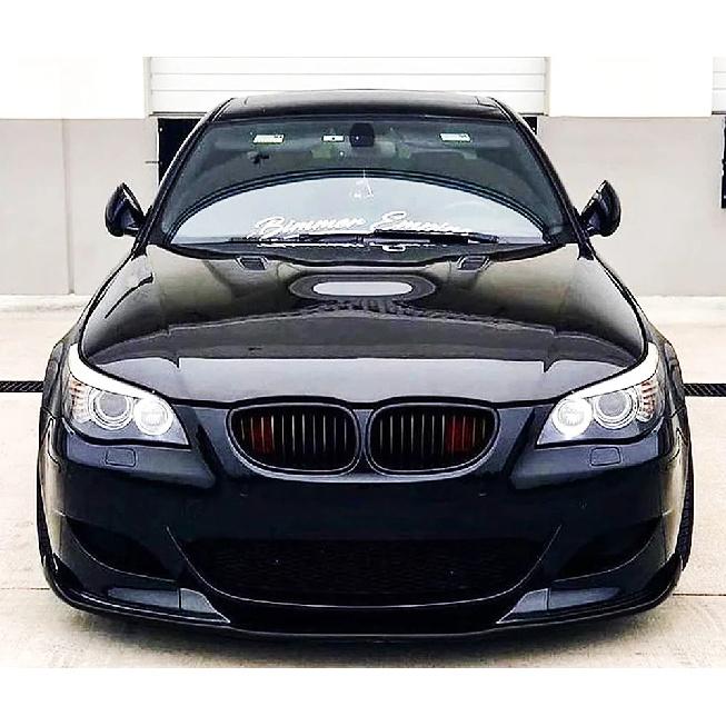 For BMW 5 Series E60 E61 M5 2005 06 07 08 09 10 Front Bumper Splitter Lip Chin Spoiler Diffuser Car Exterior Tuning Accessories