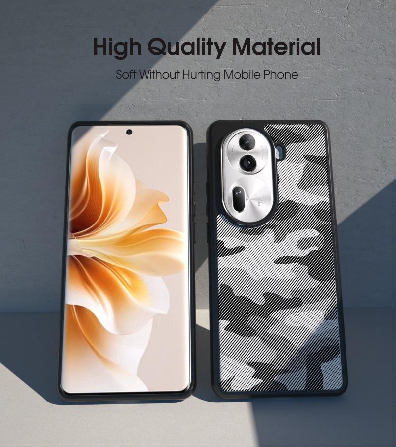 Чехол OPPO Reno 11 Pro Camo: Полное покрытие с ремешком