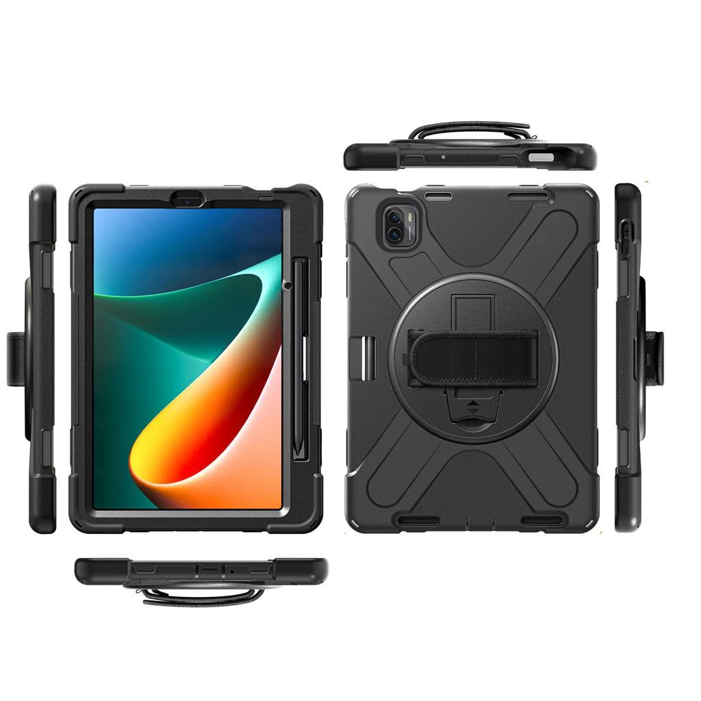 Для XiaoMi Mi Pad 5 6 MiPad5 Pro MiPad 6 Pro 11 дюймов 2023 чехол сверхпрочный защитный силиконовый чехол для ПК детский противоударный чехол ремешок