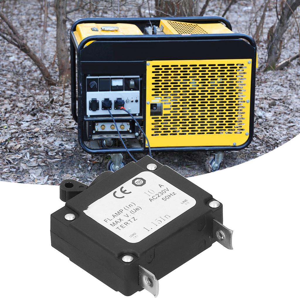 2PCS выключатель питания автоматический выключатель защита от утечки подходит для 168F 170F бензиновый генератор 2KW‑3KW