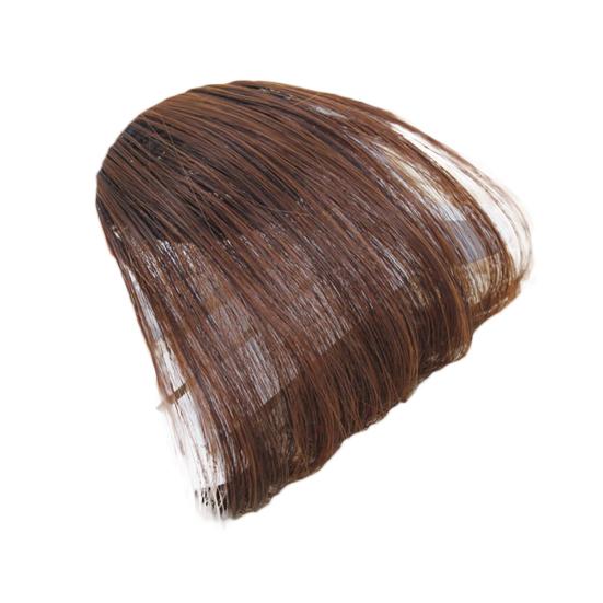Women Fake Hair Clip Air Bangs Hairpiece Thin Neat Wig Full Fringe Extension