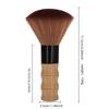 Barbertop Soft Hairdressing Brush Neck Face Duster for Barbers Salon Stylist Hair Cutting Cleaning Tool Accessory