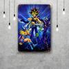 ash yugioh cartoon Vintage Metal Tin Signs Posters Decor Retro Metal Plaque Wall Art Decor for Garage Bar