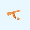 Mini Portable Phone Fan Plug and Play 3 in 1 Interfaces Small Cooling Fan for Summer Outdoor Sports Use