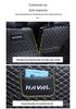 Trunk Mat & Bumper Protector for Haval H6 (2nd & 3rd Gen)