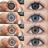 Новые цветные контактные линзы, черные очковые линзы, зеленые косметические линзы, коричневые серые очковые линзы, цветные косметические зеленые линзы, 1 пара