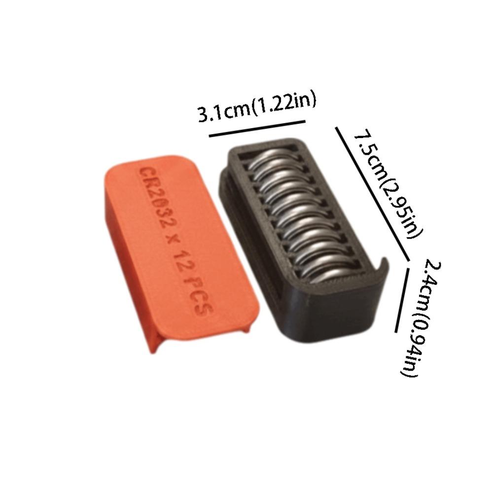 Shockproof Design Button Battery Organizer Portable Battery Organizer Box Outdoor Travel