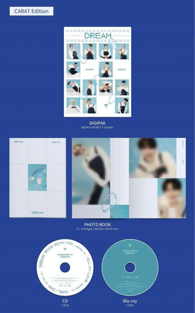 [USED] SEVENTEEN Jun DREAM CARAT version trading card + CD