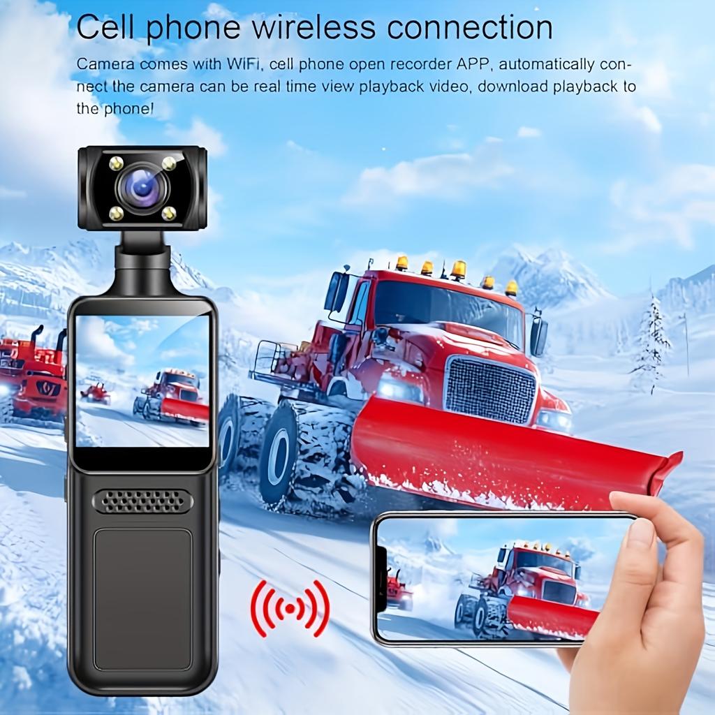 НОВАЯ 4K Мини-камера с точкой доступа Wi-Fi Портативный цифровой видеорегистратор Нательная камера Ночное видение Видеорегистратор Миниатюрная видеокамера