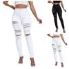 High Waisted Ripped Jeans For Women Stretch Butt Lifting Distressed Jean Skinny Jeggings For Women