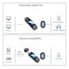 Аудиоадаптер ЖК-дисплей Bluetooth 5.0 Прием и передача вызовов 2 в 1 Hands Free