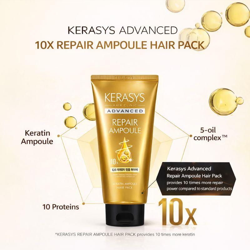 KERASYS Продвинутая восстанавливающая ампула для волос 10X 150 мл