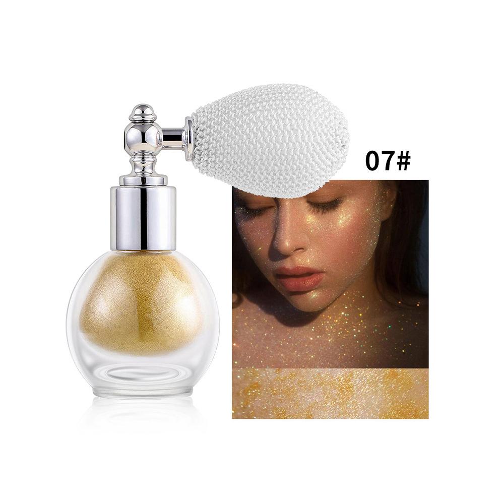 Пудра-спрей для выделения, блестящая перламутровая укладка волос, блестящий свадебный макияж, блестящая рассыпчатая пудра для ухода за волосами