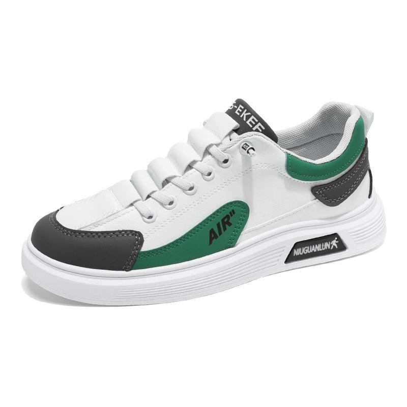 Цветовая гамма, уличная повседневная обувь для скейтборда, модная низкая шнуровка, трендовая обувь, корейская версия, молодежная, для путешествий, плоская, мужская обувь