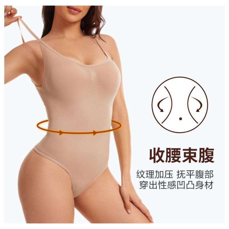 Women Sexy Back Shaping Tummy Control Thong One Piece Bodysuit Shapewear
