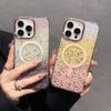 Чехол-бампер Apple iPhone 16/17 Pro с градиентом и блестками, магнитный, с полным покрытием для Pro Max
