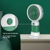 New Small Size Handheld USB Electric Fan Rechargeable Summer Fresh Versatile Power Storage Sakura Cute With Base Mini Fan  Supply