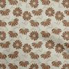 Cotton Poplin Brown Fabric Dotted Floral Diy Clothing Quilting Fabric Print Fabric By Yard 42 Inch
