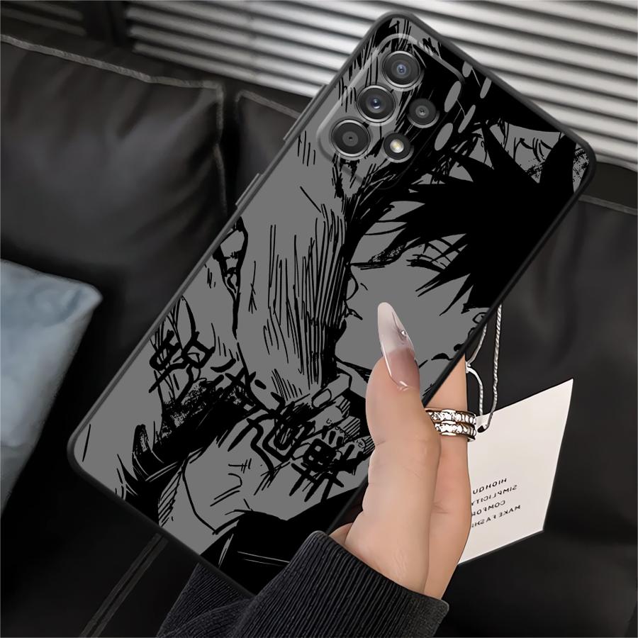 Мягкий задний чехол-бампер для Samsung Galaxy A10 A20 Note 20 Ultra 9 10 A05 A03 A01 A02 A04 A06 A30 A40 A50 A70 Аниме J-ujutsu