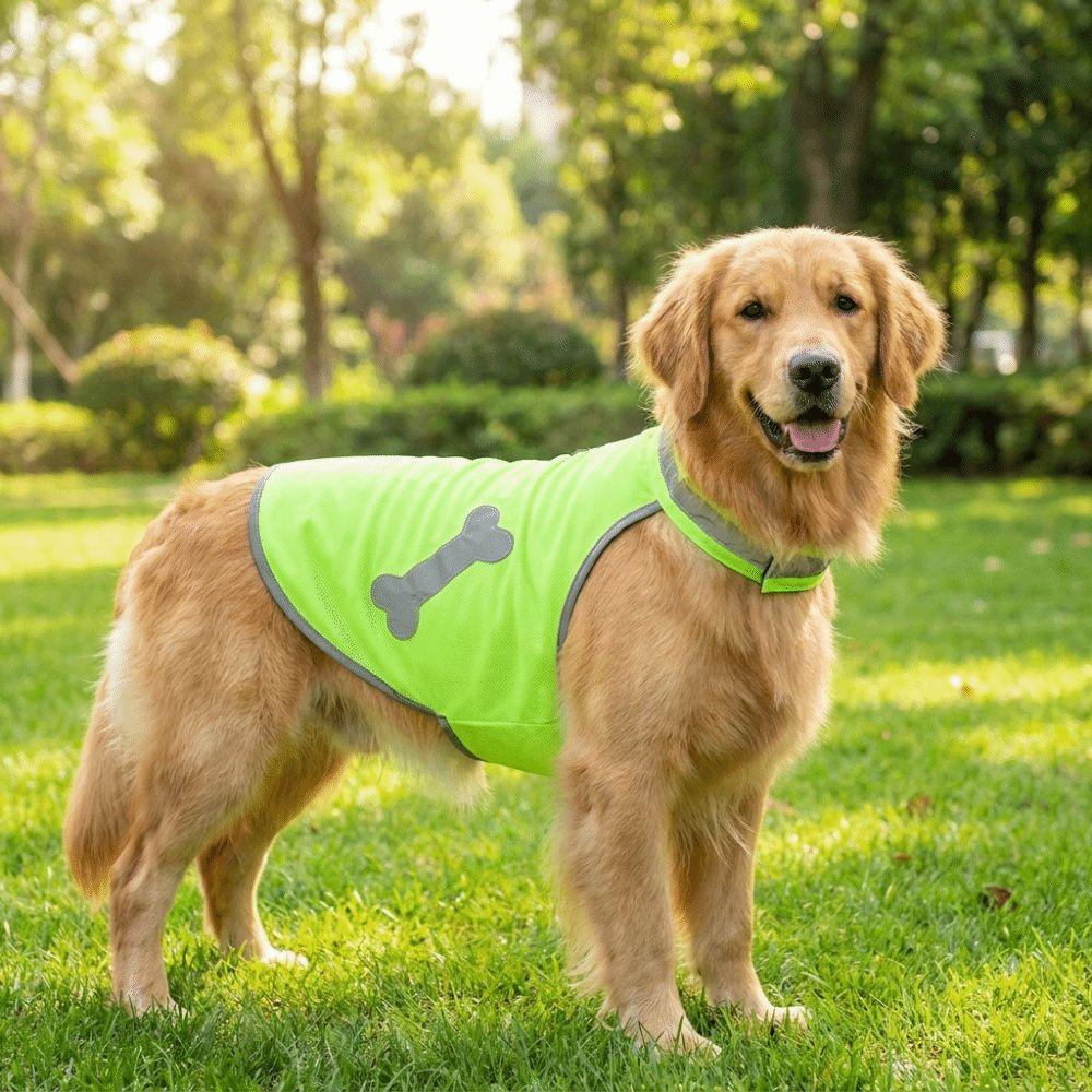 Reflective Pet Cooling Shirt Quick Dry Summer Dog T-shirt Outdoor Activities
