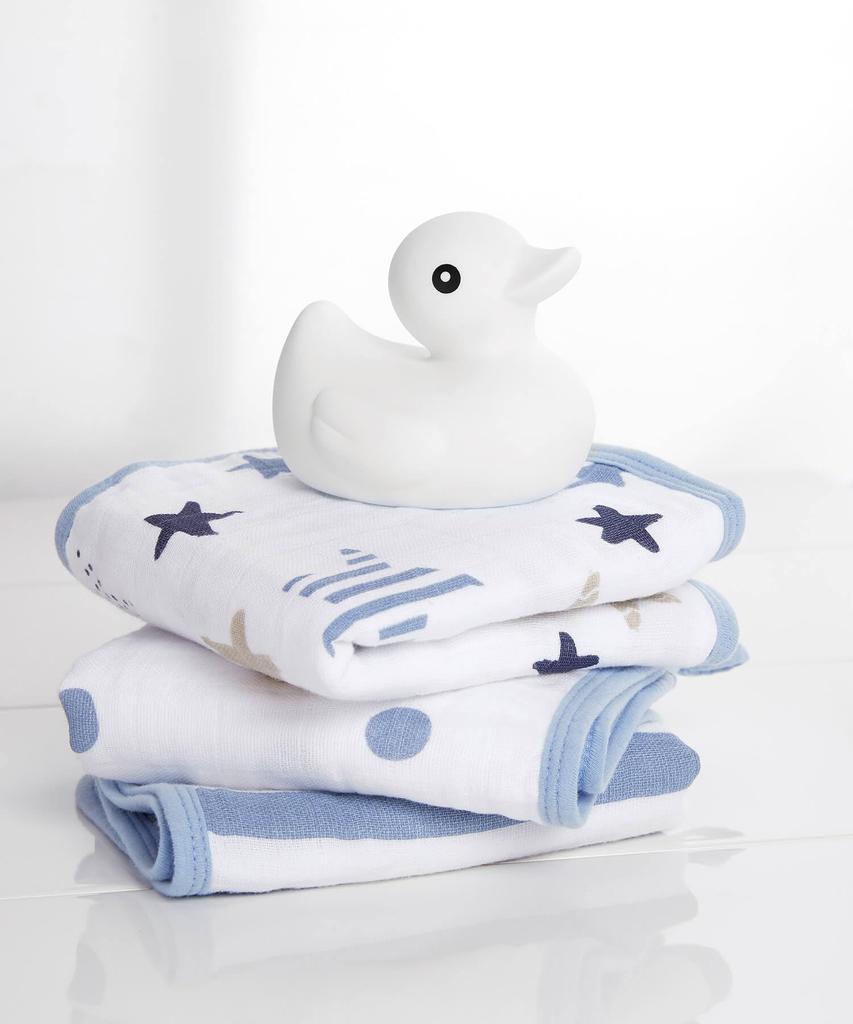 aden anais and Japan Official Product Rock Star 3050 30 x 30cm Washcloth Set with Loop Gauze for Girls and Baby Baby Shower Gift + (Aden Anais)