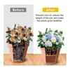 Round Planter Insert Plant Pot Insert with Drainage Holes Planter Insert Disc Enhances Drainage And Aeration Use Less Potting Soil for Healthier