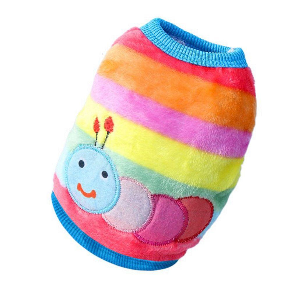 Warm Soft Cartoon Winter Yorkshire Pet Dog Clothes Dog Sweater For Small Dogs Dog Vest