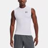Under Armour Повседневный спортивный дышащий безрукавный фитнес-топ мужские топы белый 1361522-100