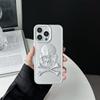 New 3D Skull Ghostface Case for iPhone 16 15 13 12 11 14 ProMax with Stand Fashion Hollow Slim Shockproof Protective Soft Cover