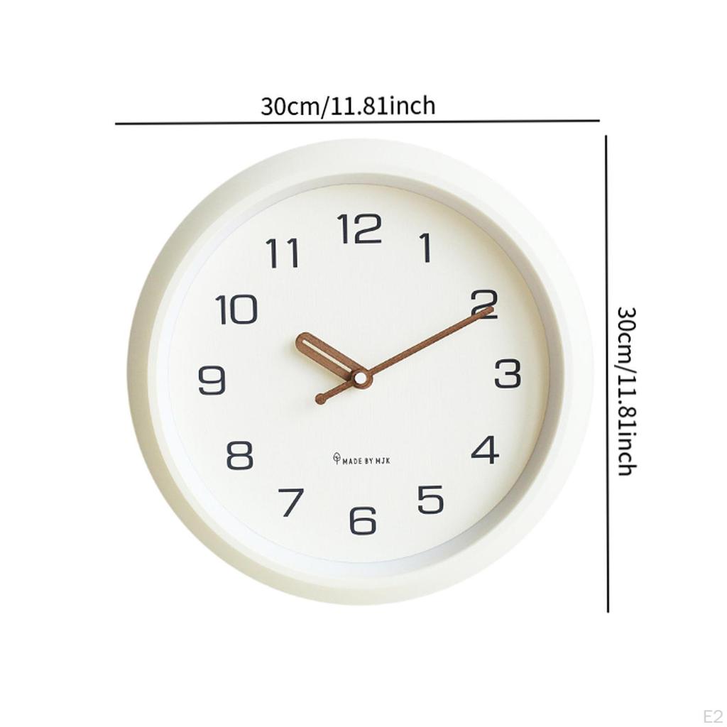 Round Wall Clock ,Modern, Quiet, Decoration, Unique, Hanging Clock, Timepiece for Living Room Indoor