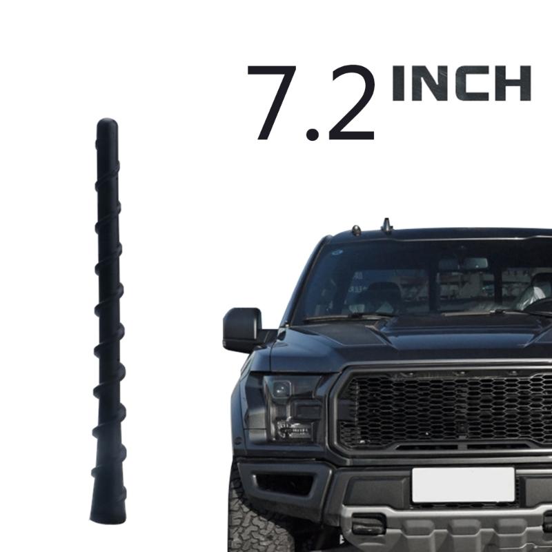 Auto Roof Flexible Rubber Antenna AM/FM Spiral Truck Aerial Radio Signal Amplified Replacement for F150-RAM