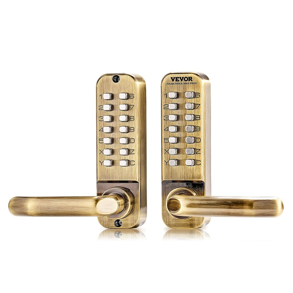 Mechanical Keyless Entry Door Lock 14 Key Mechanical Door Lock Waterproof