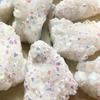 Wixine 1Pcs White Angel Aura Quartz Point Electroplated Crystal Cluster Healing Stone