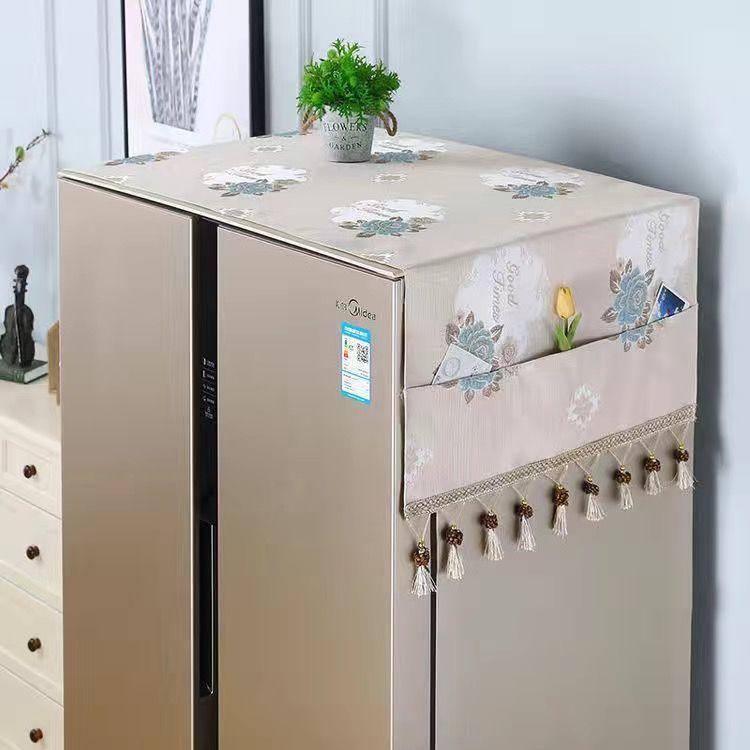 Европейский стиль Холодильник Пылезащитный Чехол Одинарный Открытый Двойной Дверной Стиральная Машина Духовка Микроволновая Печь Водонепроницаемый Чехол Полотенце Полотенце