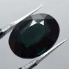 Natural Green Sapphire Loose Gemstone 10.70 ct Oval Cut September Birthstone for Gem Collections