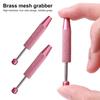 1/2/3Pcs Jewelry Grabber Tool Brass 4-Claw Diamond Tweezers Portable Retractable Grabber for Precision Work DIY Jewelry Repair