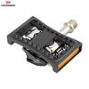 2*-Aluminum Bicycle Clipless Pedal Platform Adapters For SM-PD22 M540 M520 SPD