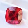 Natural Red Ruby Loose Gemstone Quality 14x14mm Square Cushion Cut for Jewelry Making and Crafts