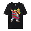Dabbing Mexican Poncho Cinco De Mayo Men Sombrero Dab Hot Sale Mens T Shirt Premium Cotton Family Tops Shirt Funny Men Tshirt
