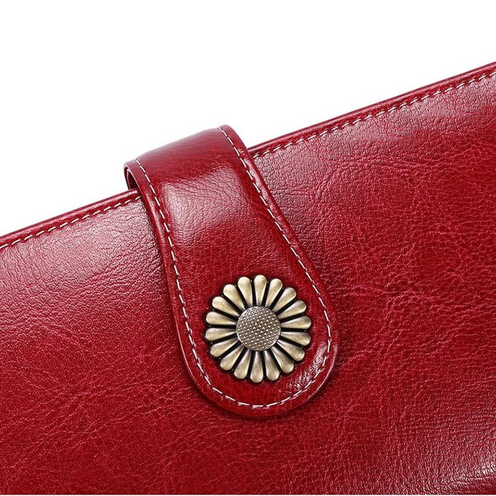 Женский длинный кошелек с RFID защитой