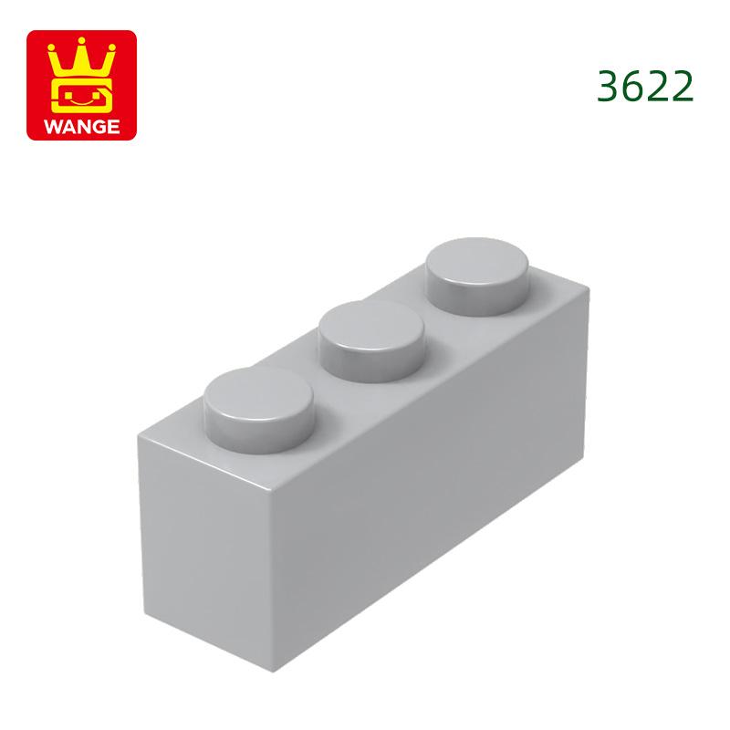 Нетоксичный 85 шт./лот 3622 1x3 точки Строительный блок Moc Классические аксессуары Совместим с Кирпич Детские игрушки Подарочная коробка
