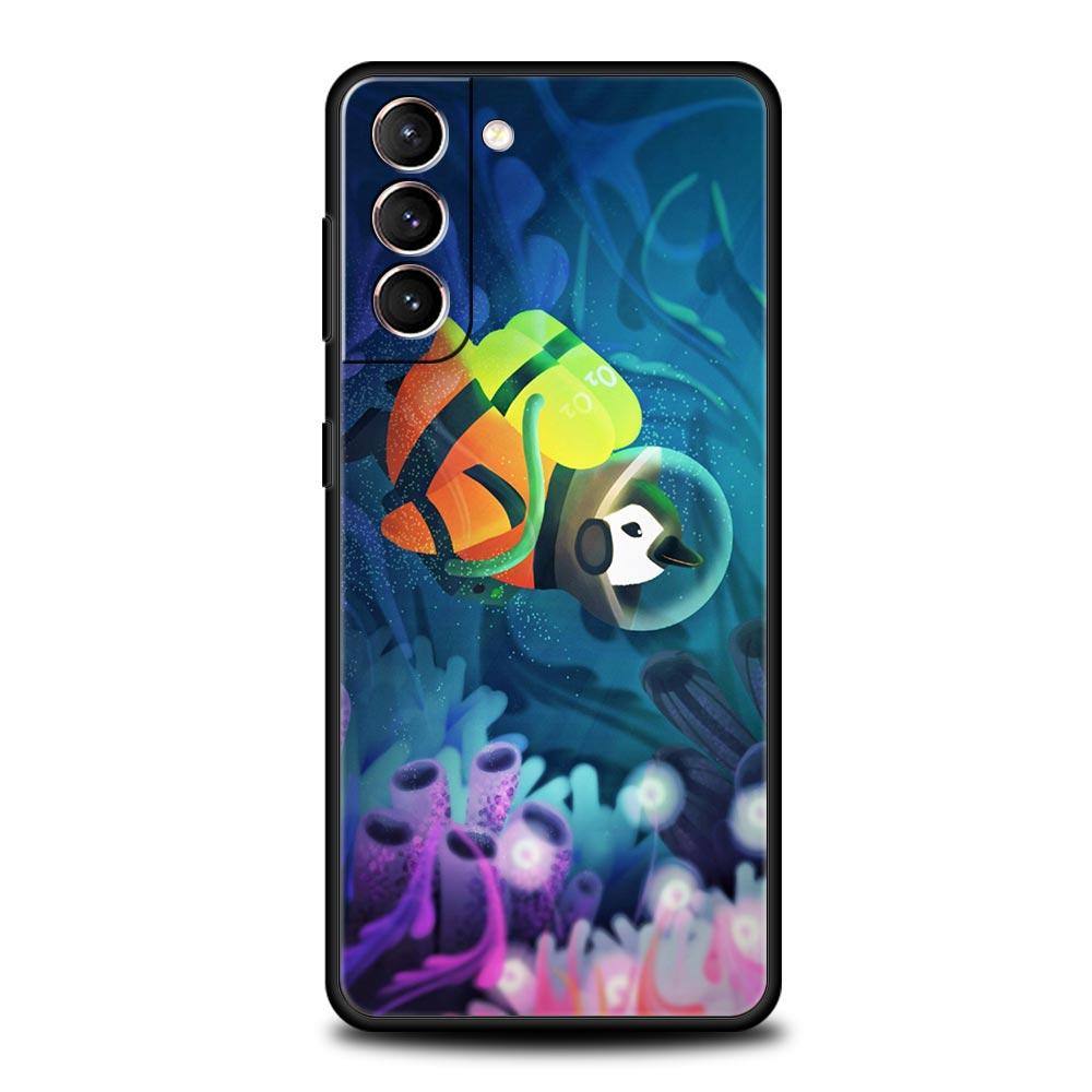 Милый качественный чехол для телефона с милым пингвином для Samsung Galaxy S22 S20 FE S10 Plus S21 Ultra 5G S10E S9 S8 Note 10 Lite 20, мягкий чехол