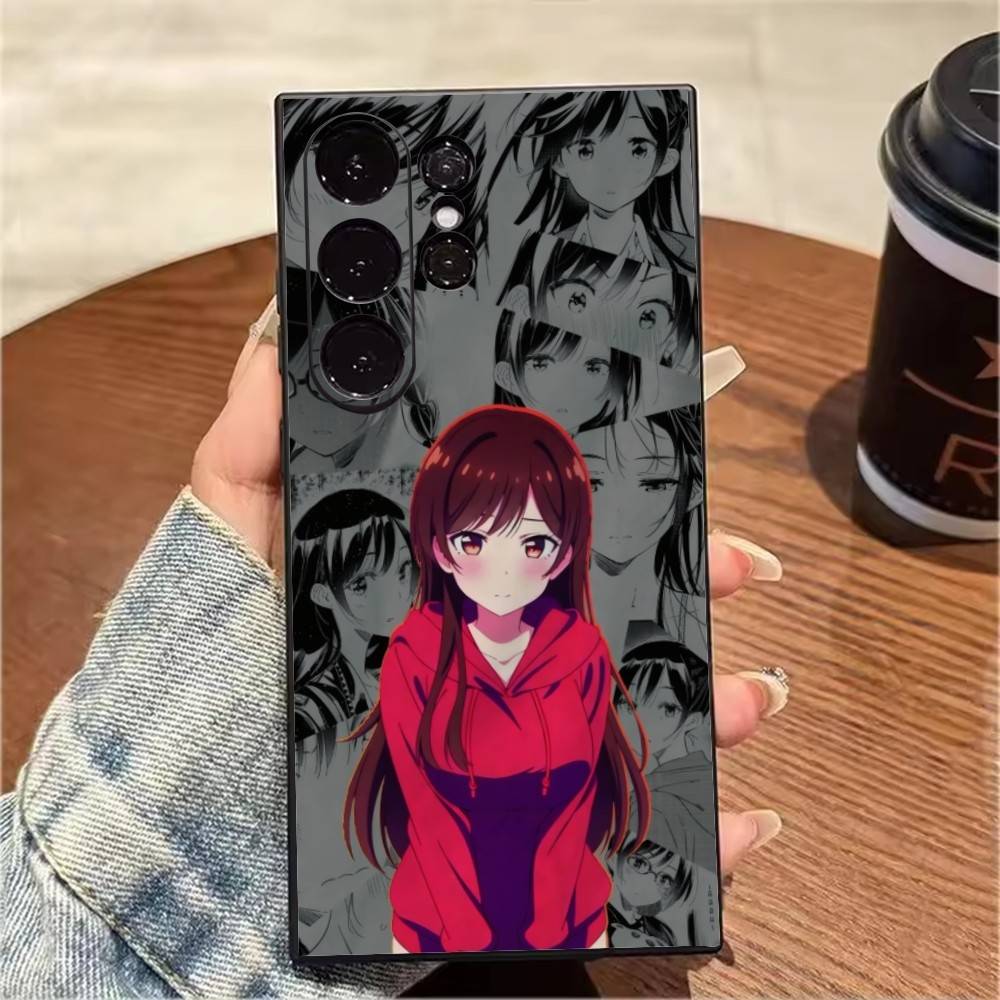 Чехол для телефона Rental Girlfriend C-Chizuru M-MizuharaS Для Samsung S25,S24,S21,S22,S23,S20,Ultra,S26,Plus,Fe,Note,5G Черный Чехол