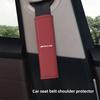2PCS Car Seat Belt Cover Auto Shoulder Pad Interior Accessories For Mercedes Benz AMG W203 W205 W206 W211 W220 W212 W201 Brabus