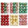 Shatterproof Painted Christmas Ball 4/6cm Xmas Tree Decoration  Merry Christmas Tree Decor