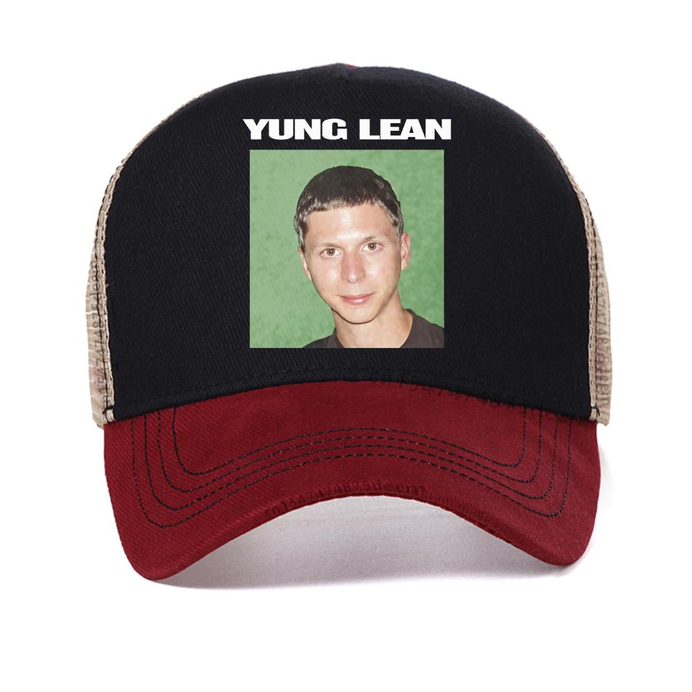 Бейсболка с принтом Yung Lean Michael Cera, модная повседневная, унисекс, летняя, для улицы, дышащая, сетчатая, тракер