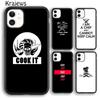 Krajews Никогда не доверяй тощему повару Мягкий чехол для телефона для iPhone 14 5 6s 7 8 plus XR XS 11 12 13 pro max Samsung S21 S22ultra