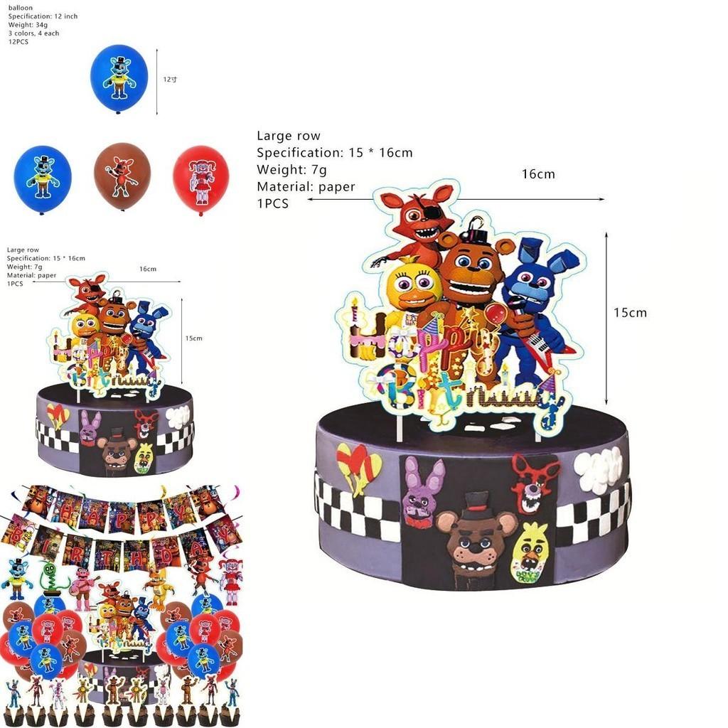 Праздничные товары для вечеринки «Пять ночей с Фредди» для незабываемых празднований дня рождения